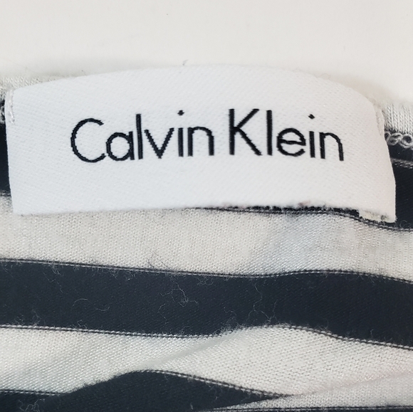 Calvin Klein Black & White Stripped Dress - Picture 8 of 8